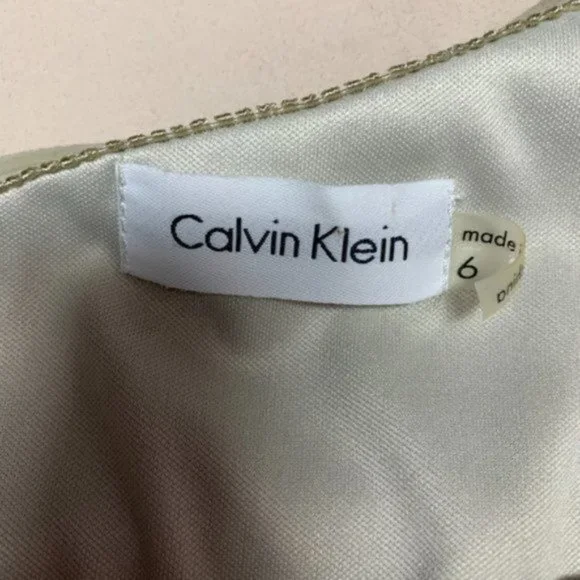 Calvin Klein One Shoulder Evening Dress - Picture 6 of 6